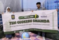 Zia Almira Fitriani dan Zaidan Nazarul Irzam Bayhaqi, setelah menjuarai LPB Nasional 2024, Kamis (5/12/2024). Foto/ist