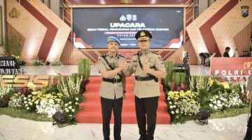 Sertijab Kapolres Gresik, AKBP Ramadhan Nasution Resmi Gantikan AKBP Rovan
