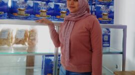 Yuana Dwi Wahyuni, pemilik usaha Keripik Tempe Azzahra