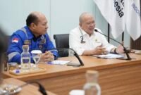 Anggota DPD RI, LaNyalla Mattalitti ketika melakukan kunjungan ke PT PAL Indonesia, di Surabaya, Selasa (28/7/2026). Foto : dok sentralmerahputih
